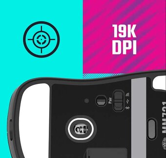 Cooler Master MM731 Bezdrôtová herná myš/ 190 h 19 000 DPI - 13