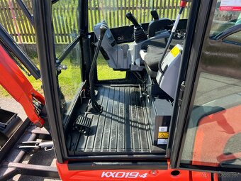 Minibagr Kubota KX019-4 hyd.podvozek, AUX, 3xlžíce - 13