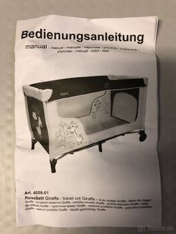 Cestovna postielka Fillikid Giraffe - 13