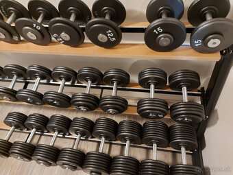 Profi pevné jednoruční činky 2,5-100kg NOVÉ - 13