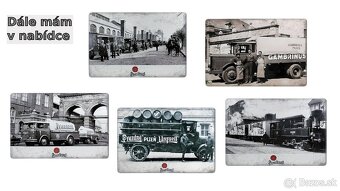 plechová cedule - Strojexport: tramvaj T3 (dobová reklama) - 13