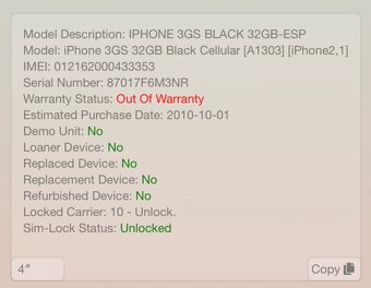 Nový Apple iPhone 3GS 32GB Black - 13