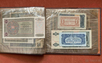 Album starých bankoviek Československa od roku 1919 – 1961 - 13