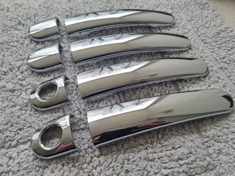 Chromové krytky klučiek ŠKODA VW SEAT - 13