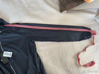 Emporio armani M/al bunda unisex 2 v 1 modrá a červená - 13