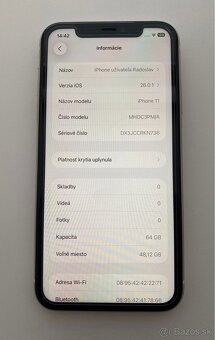 iPhone 11 White, batéria 87% - 13