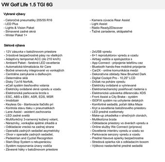 Volkswagen Golf 8 1,5TGI r.v.2022 - 13