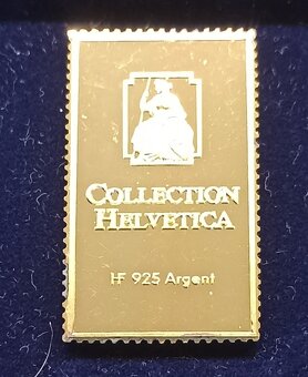 Strieborné známky Helvetia - 13