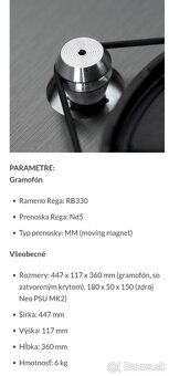 Gramofón Rega Planar 3 RS Edition - 13