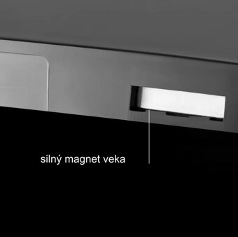 Bezdotykový elektrický odpadkový kôš BIN 40-56l biely čierny - 13