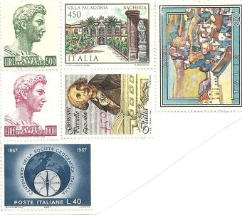 Známky, zbierka, rôzne štáty - 13