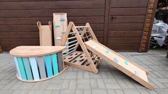 3 stranný bukový Piklerovej trojuholník montessori - 13