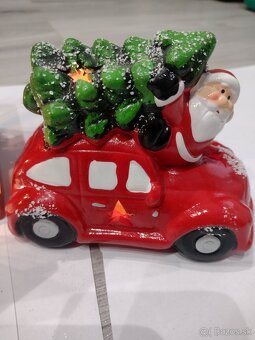 Vianočné ozdoby ČERVENÉ, BIELE - 13