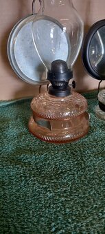 Starožitné petrolejové stolové lampy - 13