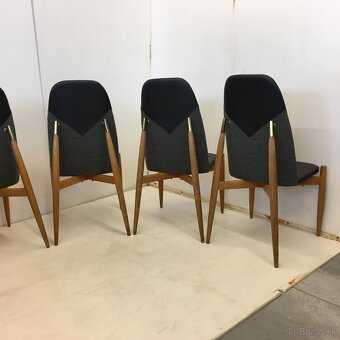 Krasne retro stolicky BUKOZA Miroslav Navratil 4ks - 13
