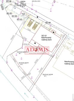 Predám pekný stavebný pozemok 820m2 Bohdanovce, projekt,všet - 13