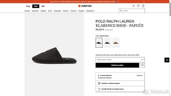 Papuče Polo Ralph Lauren - čierne, PC: 90 eur - 13