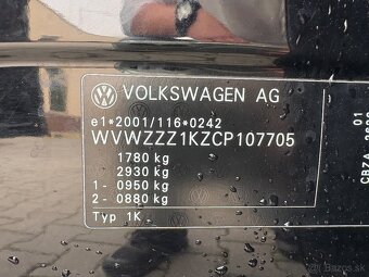 Vw golf 6 benzín 2012 - 13
