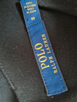čierne biznis šaty Ralph Lauren 40 + šatka grátis - 13