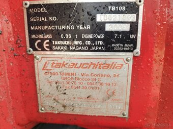 Minibager Takeuchi 900kg. Rozsirovaci - 13