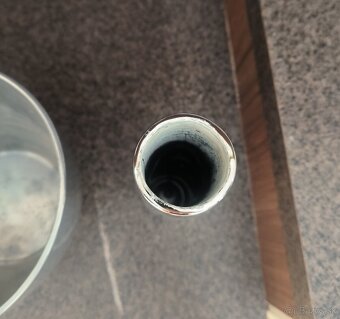 Kvetináče strieborné keramické - 13