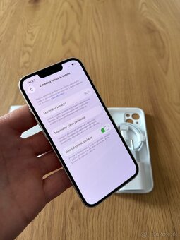 iPhone 13 128 gb Starlight v záruke + príslušenstvo - 13