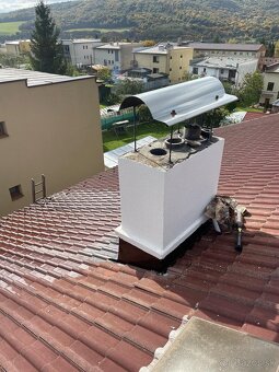 Oprava komínov, výmena žľabov, podbitie plechových šablón. - 13