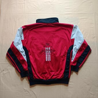 Vintage 80s Adidas tracksuit jacket bunda mikina na zips M - 13