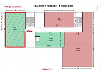 303 Komerčné priestory Košice, Dunajská - 13