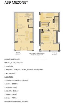 3 IZBOVÝ MEZONET APARTMÁN A39, TOPOLA, BULHARSKO LETOVISKO W - 13