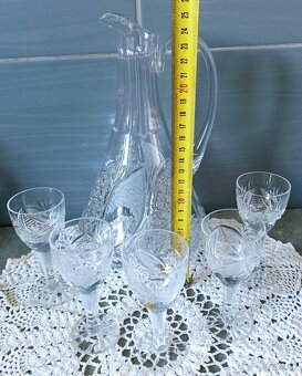 Krištáľ - vázy, poháre, misa - 13