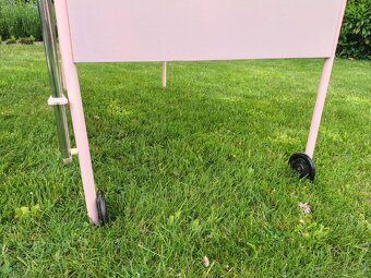 Retro detska postieľka ružová - 13