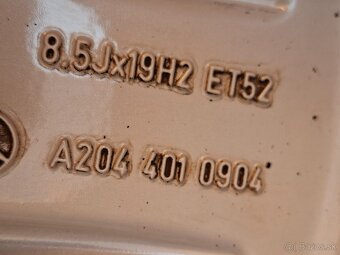 Predám hlinikové disky org.Mercedes GLK-AMG--R19-dvojrozmer - 13