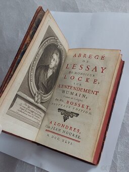 Kniha z roku 1746 John Locke angl. filozof - 13