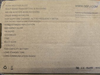 predám 2 ks obojsmernú rádiostanicu QUANSHENG UV-K5 - 13
