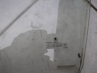 Škoda octavia II Octavia III Seat Altea sklá do dverí - 13