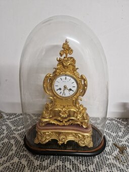 Starožitné hodiny pod sklom Paris - 13