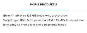 Tablet XIAOMI PAD 5 128 GB PEARL WHITE - 13