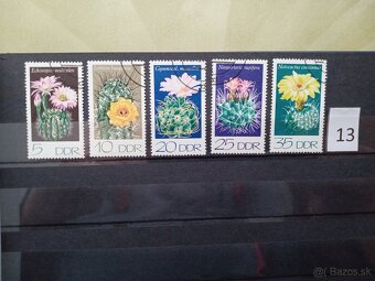 Poštové známky č.497 - FAUNA, flóra, rôzne - 20 sérií - 13