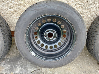 Plechové disky 6 1/2 J x 16H2 IS39 + 205/60 R16 Firestone W - 13
