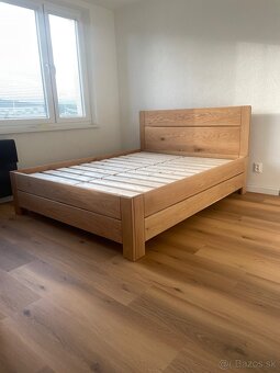 Dubová posteľ s úložným priestorom - 13
