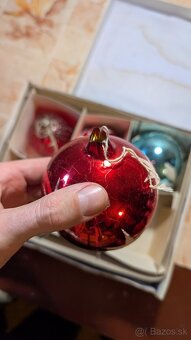 Retro vianocne ozdoby - 6 ks gul - 13