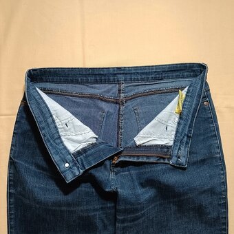 Wrangler džínsy regular body bootcut modré W33 L34 - 13