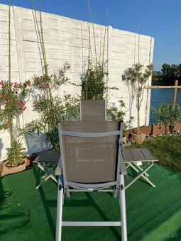 Balkónový set s polohovateľnými stoličkami (nové) - 13