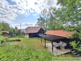 Zachovalá drevenica s nádherným výhľadom, na okraji obce K - 13
