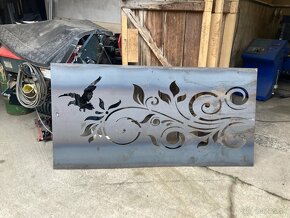 Vyrezávané vypalované dielce na plot, zábradlie, bránu - 13