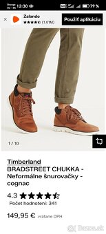Pánske topánky Timberland(pravá koža) veľ.43-top stav - 13
