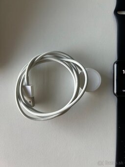 Apple watch 3 42mm (baterka 90%) + kábel, krabica - 13