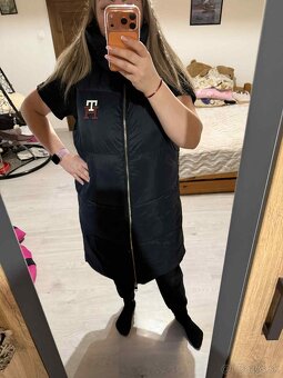 tommy hilfiger damska stylova oversized zimna vesta-bunda - 13