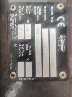 Pásový minibagr DOOSAN DX85R-3 - 13